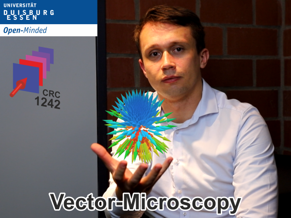 Doktorand D. Janoschka hatte während der Online-Konferenz die Gelegenheit, seine Forschungen zur Vektor-Mikroskopie als Video-Poster zu präsentieren