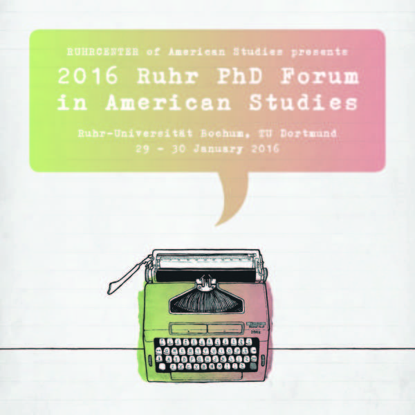 Titelbild des Programms des Ruhr Phd Forums 2016.