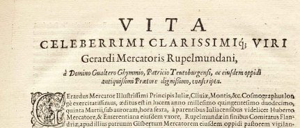 Der Anfang der "Vita Mercatoris"