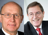 Zwei neue Ehrensenatoren: Claus-Robert Witte (links) und Johannes Martz