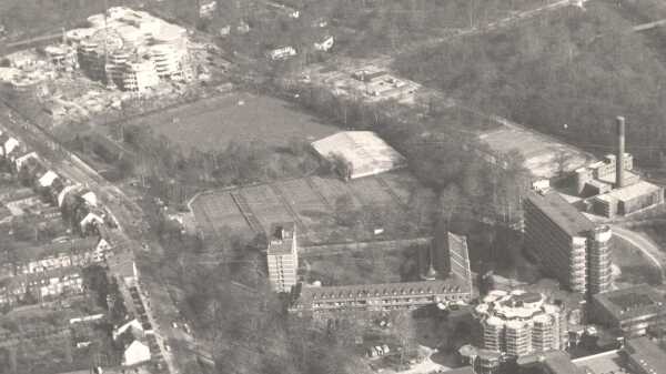 Luftbild des Campus Duisburg an der Lotharstraße