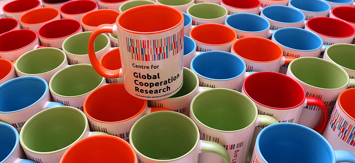 Cover: Cups - Centre for Global Cooperation Research