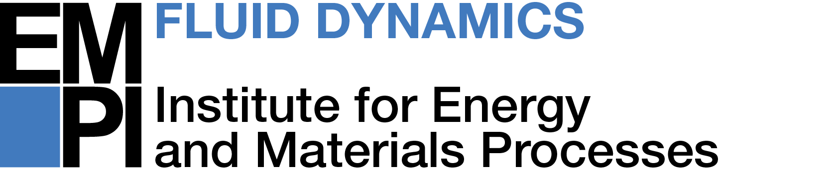 Logo der Organisationseinheit "Fluid Dynamics"