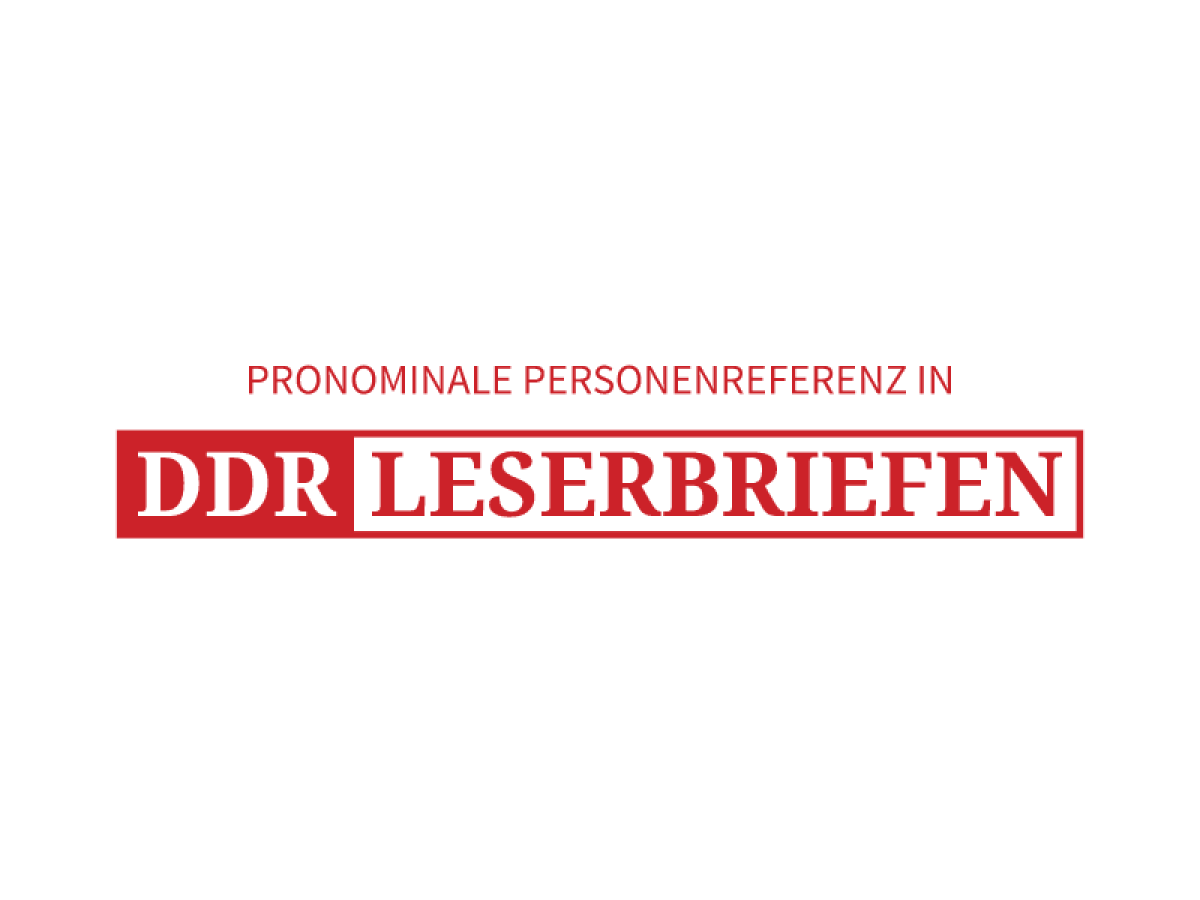 Logo DDR-Leserbriefe
