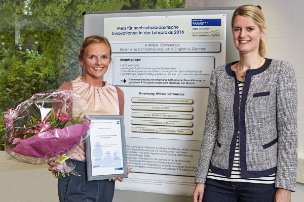 Katharina von Elbwart erhält den Innovationspreis für Lehre