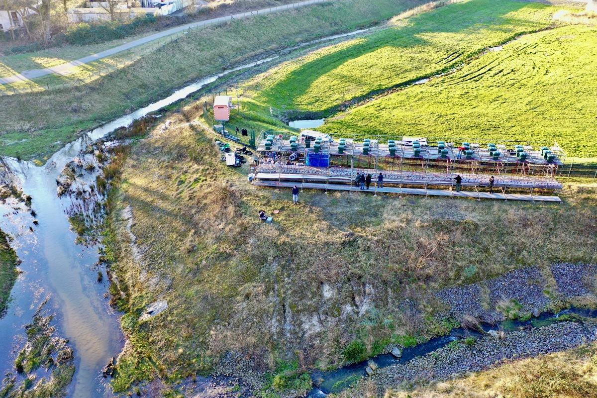 ExStream system 2022 at the Boye river