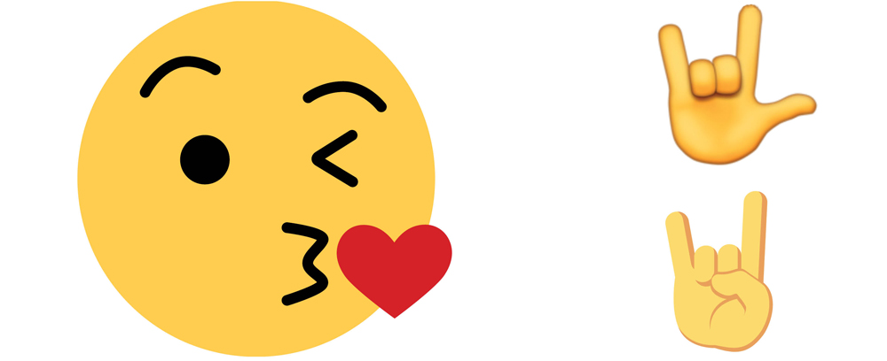 Welches emoji bedeutet ich liebe dich