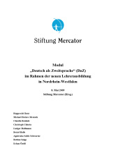 Cover des Buches "Modul „Deutsch als Zweitsprache“"
