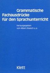Cover des Buches "Grammatische Fachausdrücke für den Sprachunterricht"
