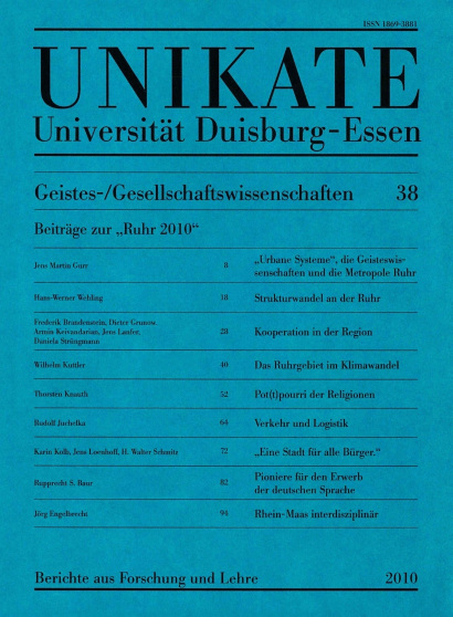 Prof. Rupprecht S. Baur Unikate Universitaet Duisburg Essen 38 2010 Buchcover.jpg