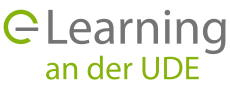 Logo der Organisationseinheit "E-Learning at the University of Duisburg-Essen"
