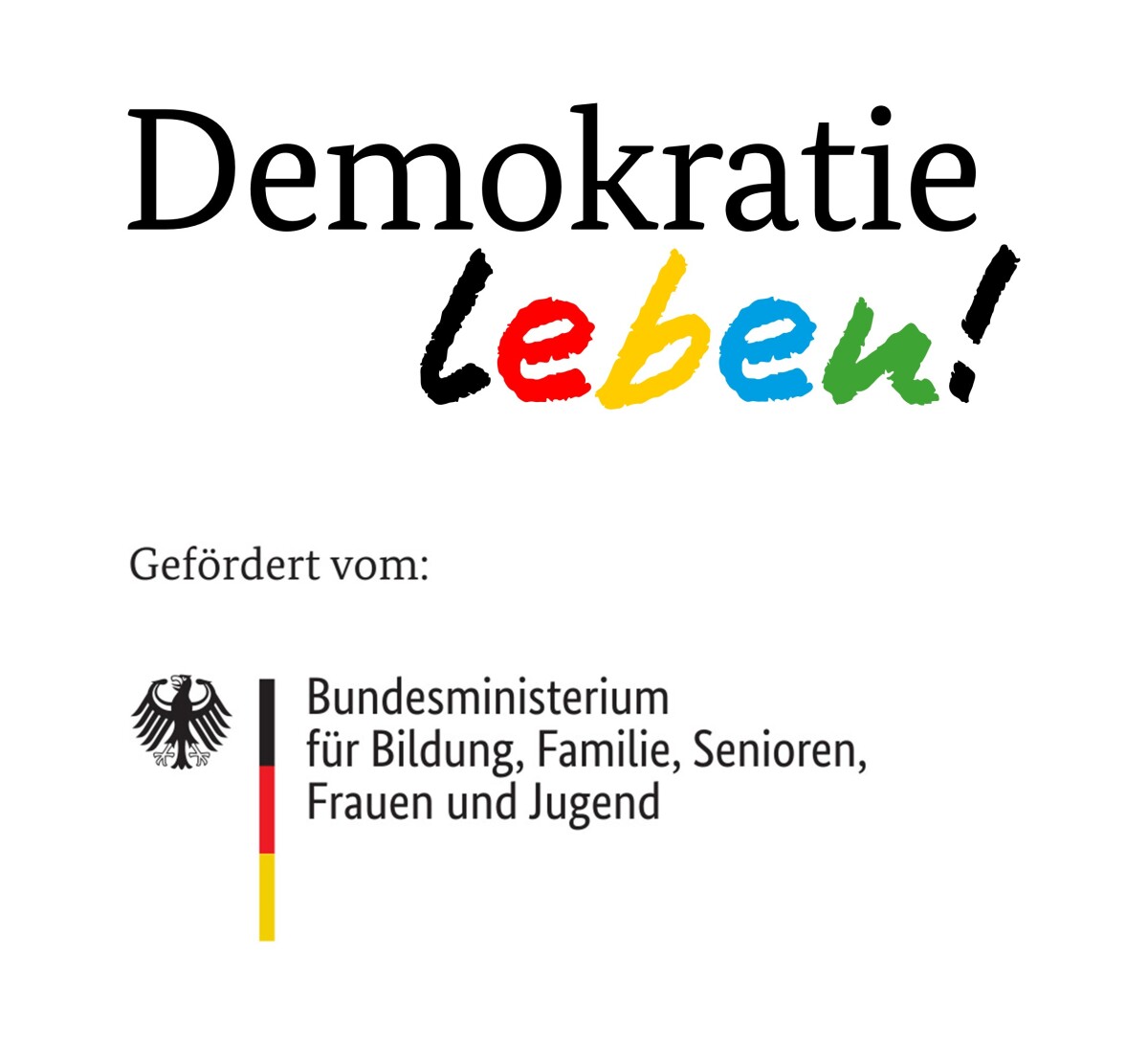 Förderlogo Demokratie leben!