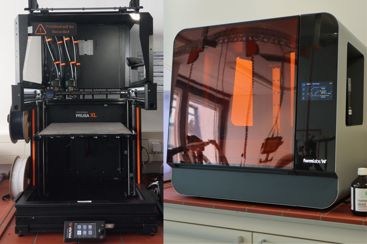 two different types of 3D printers