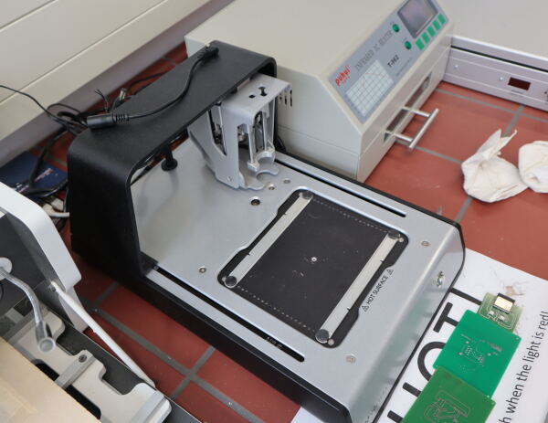 Photo of a PCB printer