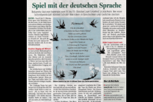 NRZ-Artikel über LitKid vom 02.10.2019