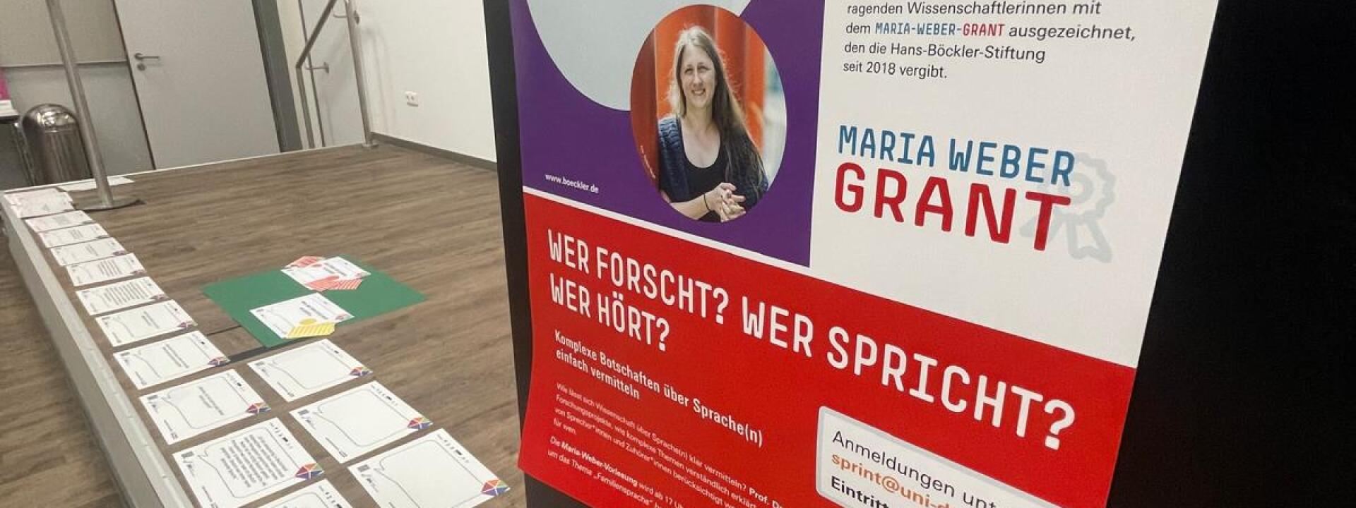 Detailansicht Plakat und Aussagen zu Mehrsprachigkeit