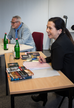 Wecker Und Corinna Schlicht Im Gespräch © Mira Arora