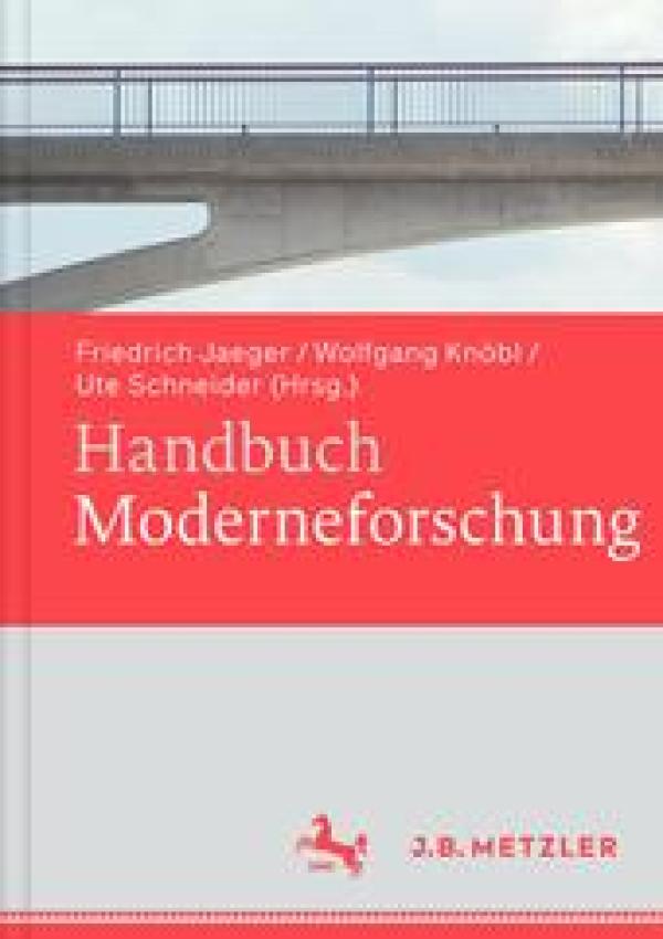 Titelbild des Handbuch Moderneforschung, (C) Metzler-Verlag