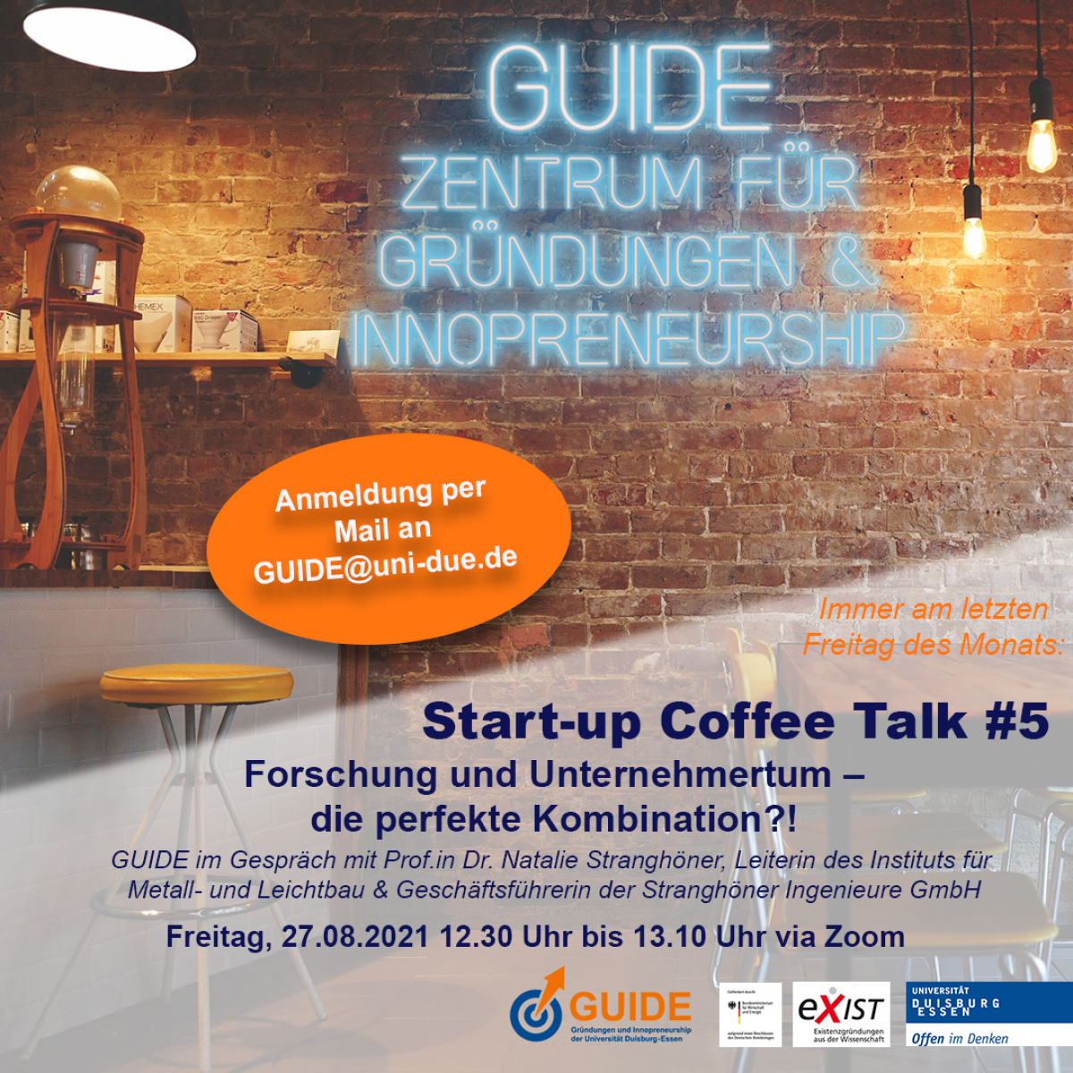 GUIDE Veranstaltungsreihe: Start-up Coffee Talk #5