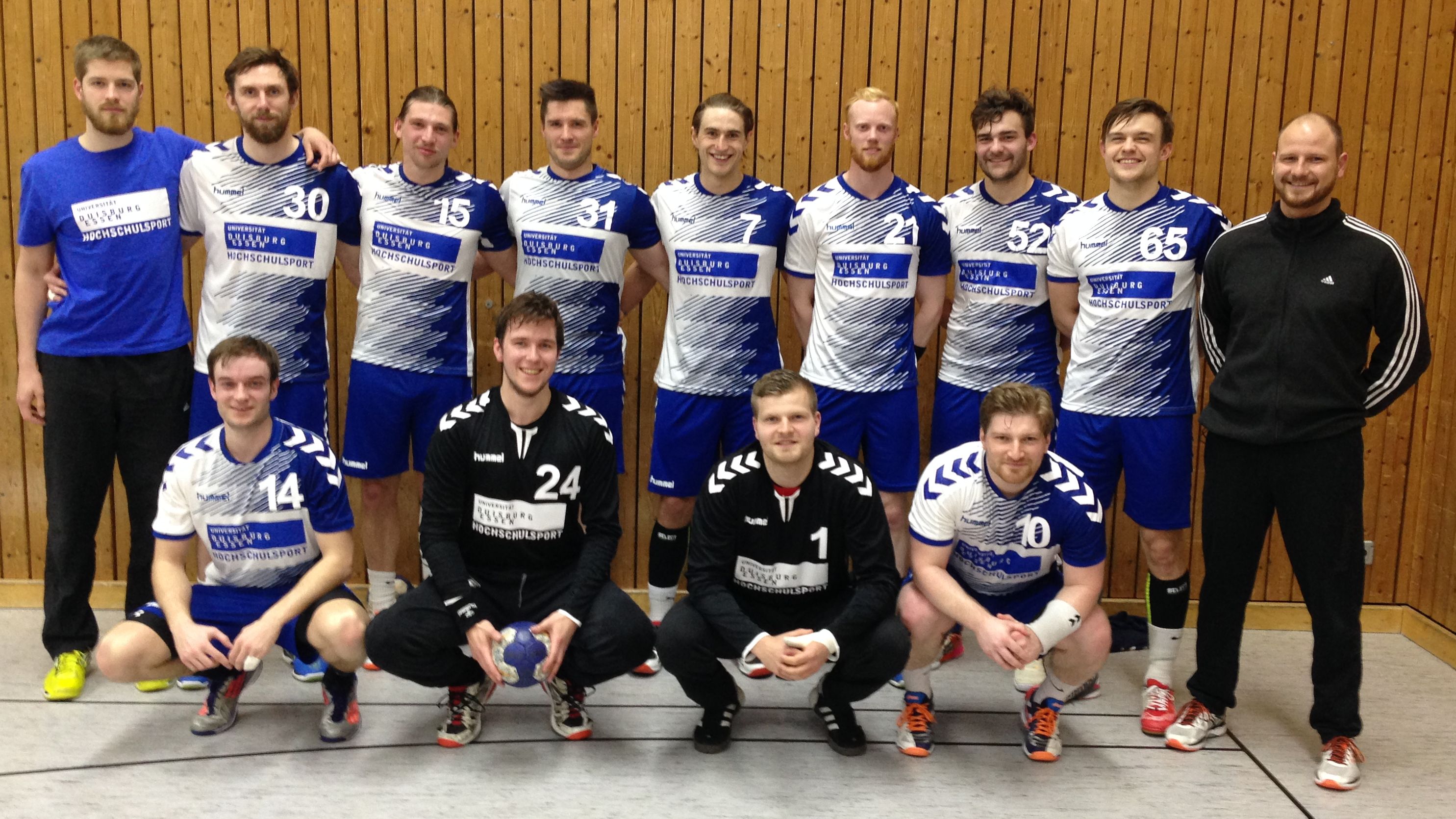 Dhm-handball Mannschaftsfoto UDE