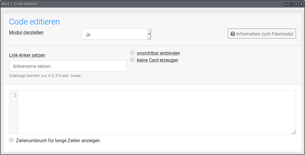 745 Code Editieren Alter Bereich