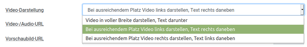 Medienmodul Standardbereich
