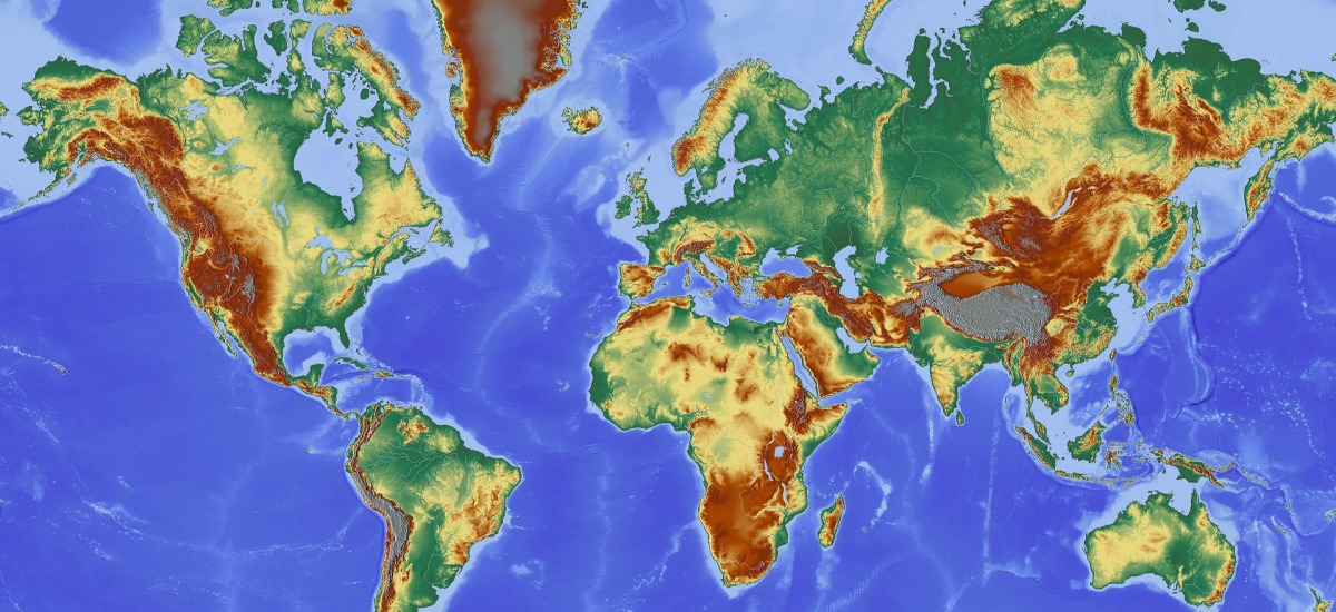 Geologische Weltkarte