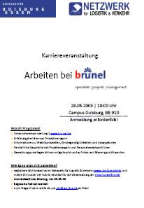 Klicken, um Flyer zur Veranstaltung "Arbeiten bei Brunel" zu öffnen