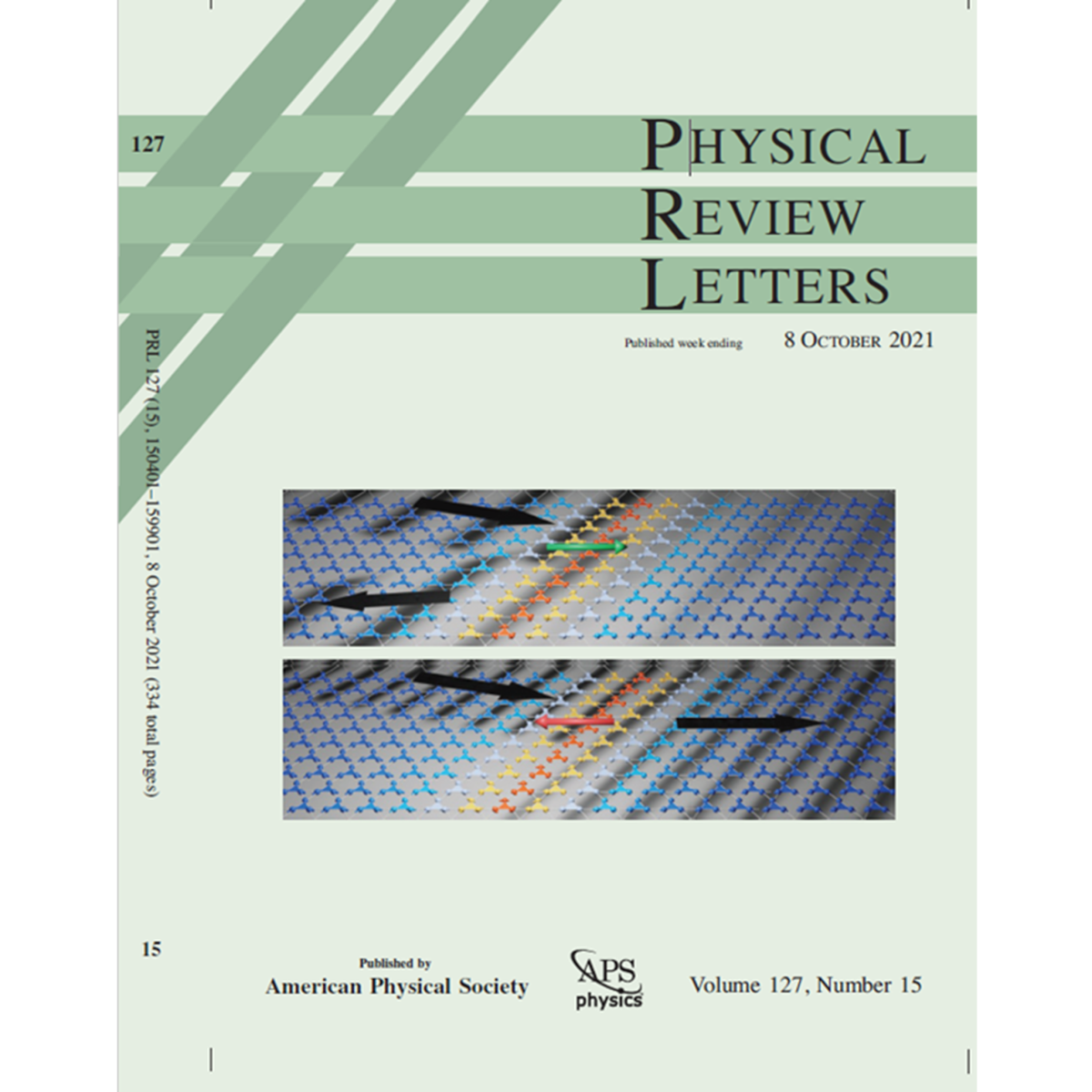 Phys. Rev. Let. 127 front cover figure