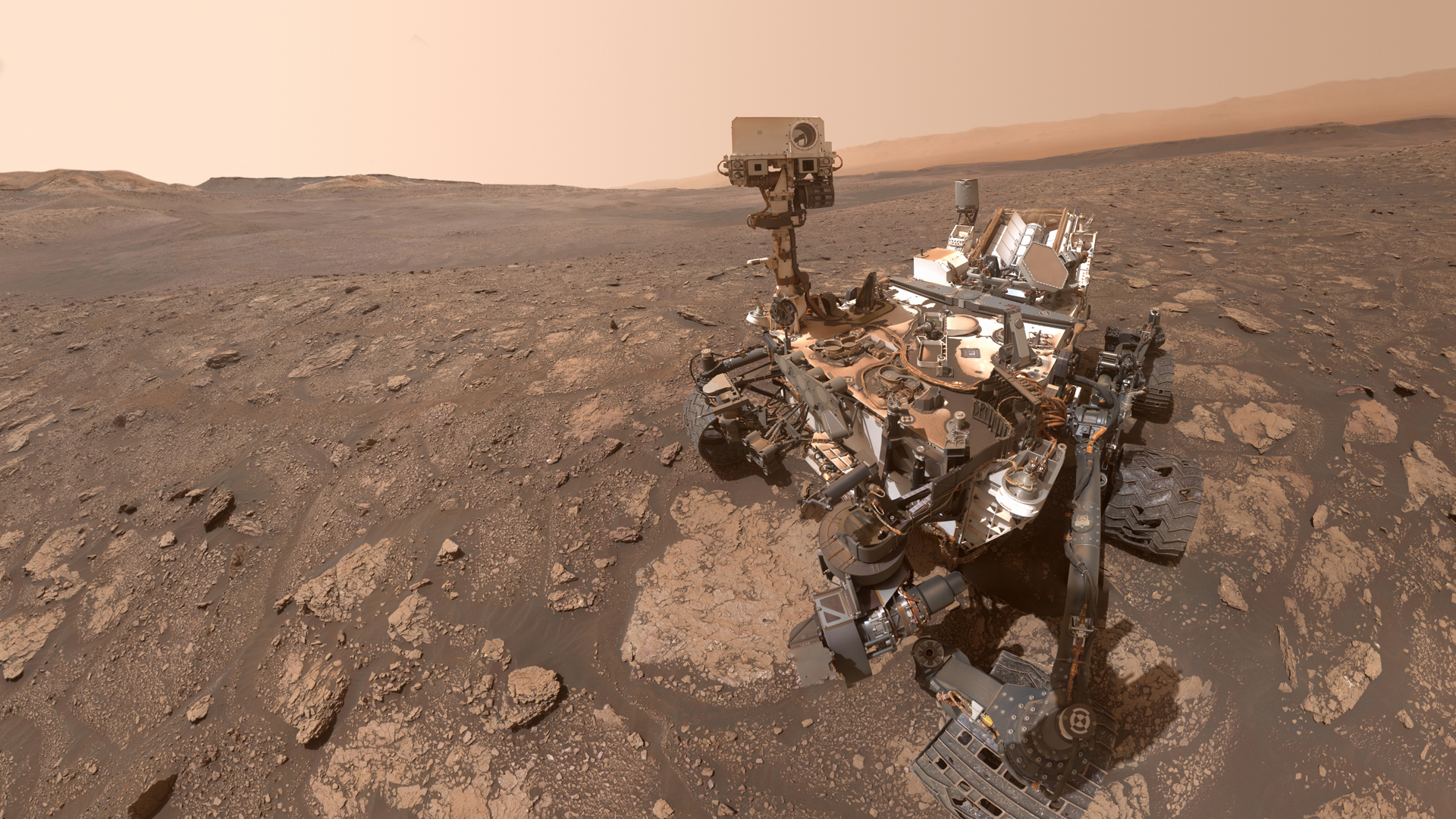 Der NASA-Rover Curiosity erforscht den Mars