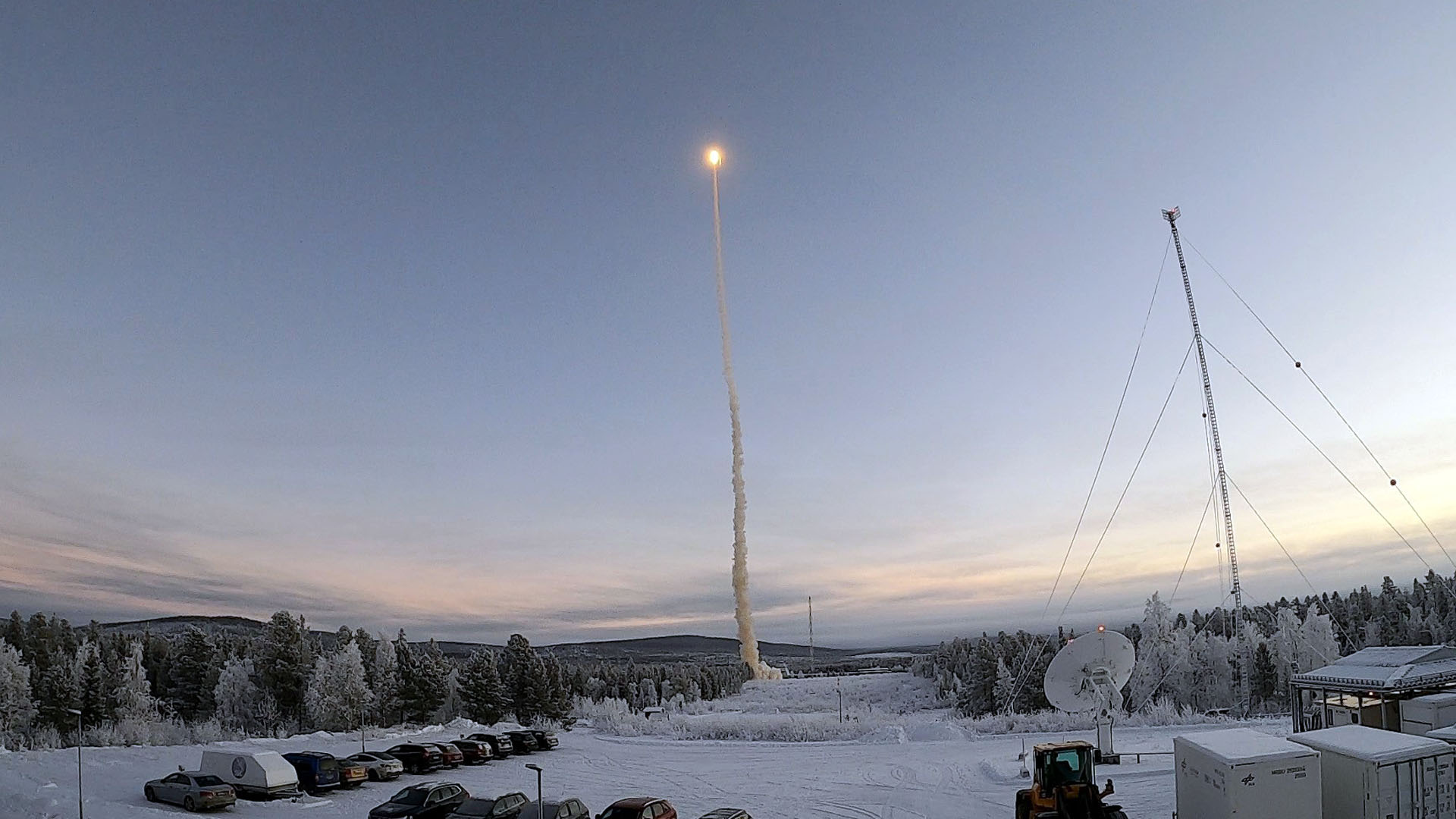 Raketenstart in Kiruna am 23.11.2022