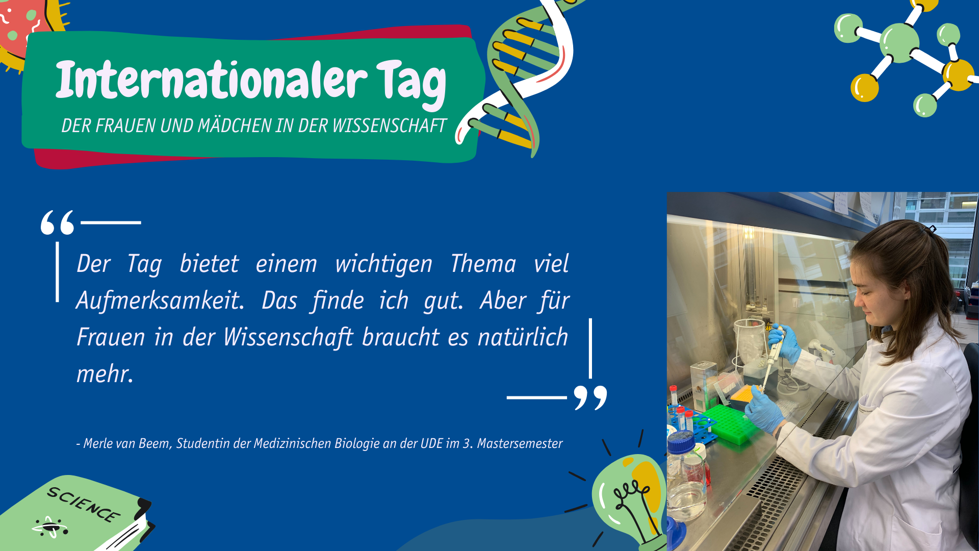 Tag der Frauen und Mädchen in der Wissenschaft