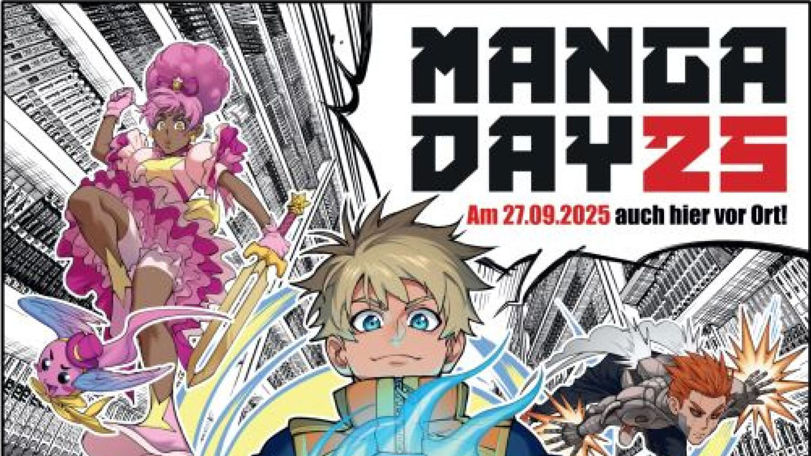 Plakat der Veranstaltung im Manga-Stil
