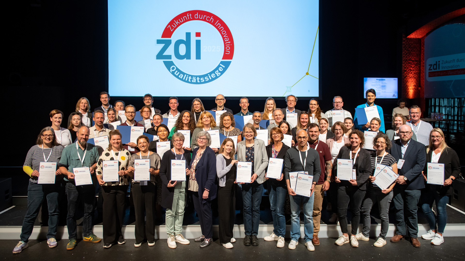 Gruppenbild der zdi-Netzwerker:innen