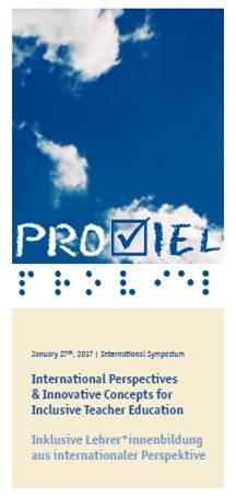 Cover des Flyers für das Symposium Inklusion am 27.1.2017