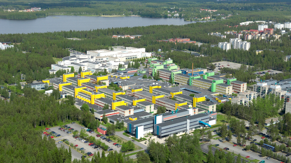 Aerial view of the University of Oulu
