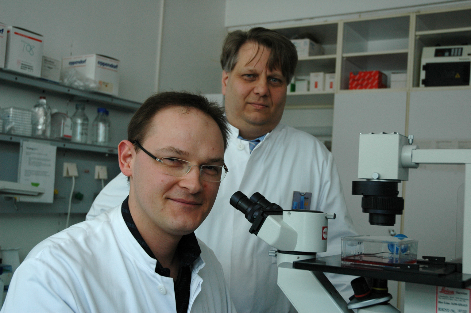 v.l.: Dr. Daniel Christoph, Dr. Wilfried Eberhardt