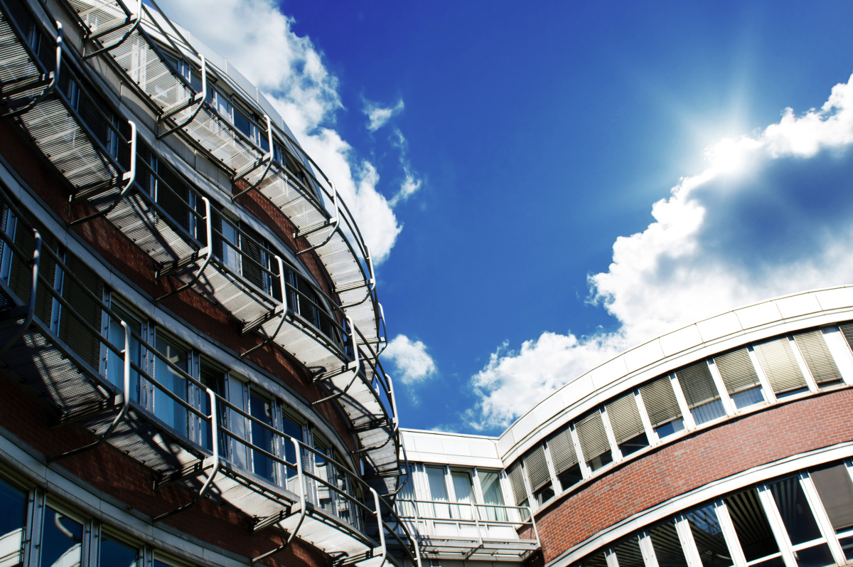 Gebäude am Campus in Duisburg