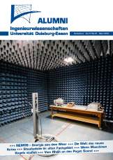 Cover des ALUMNI Newsletters Ingenieurwissenschaften 1/2018