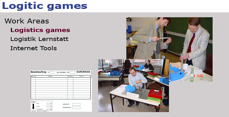 Graphic Logistic games
