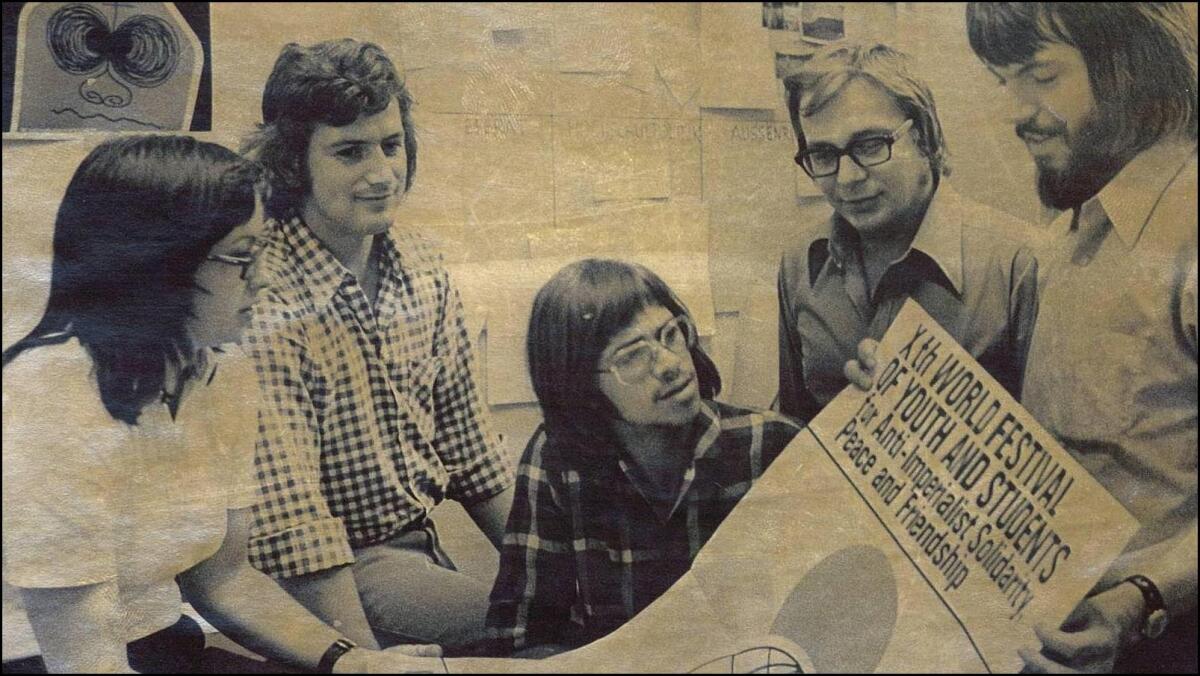 Gruppenfoto des AStA der Gesamthochschule Essen (1973)