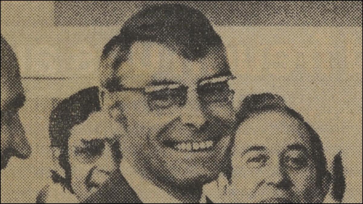 Peter Hartmann während seines Besuchs bei den zur Gesamthochschule überzuführenden Einrichtungen in Essen (Juli 1972)