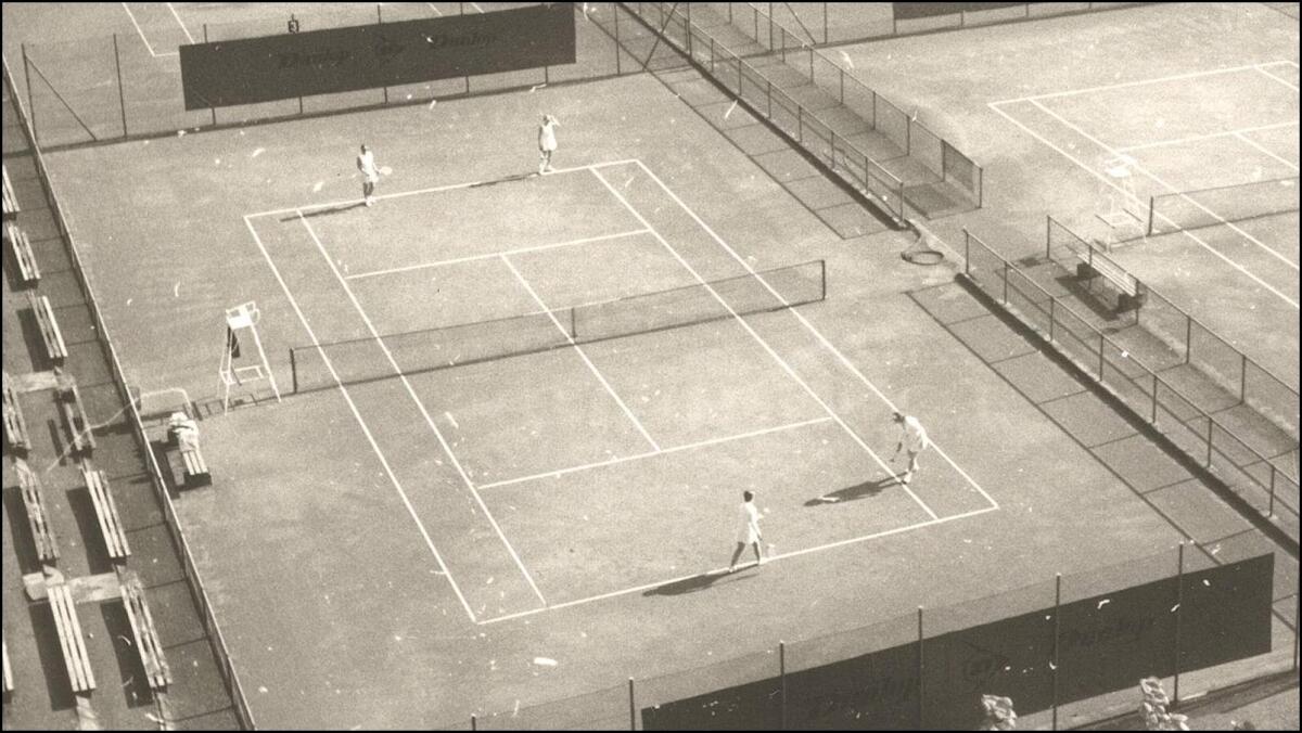 Sportanlagen des Club Raffelberg an der Lotharstraße (15.05.1973)