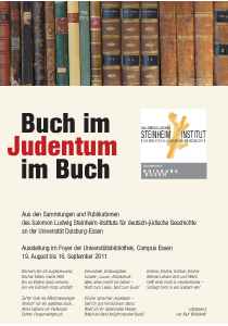 Plakat: Buch im Judentum | Judentum im Buch