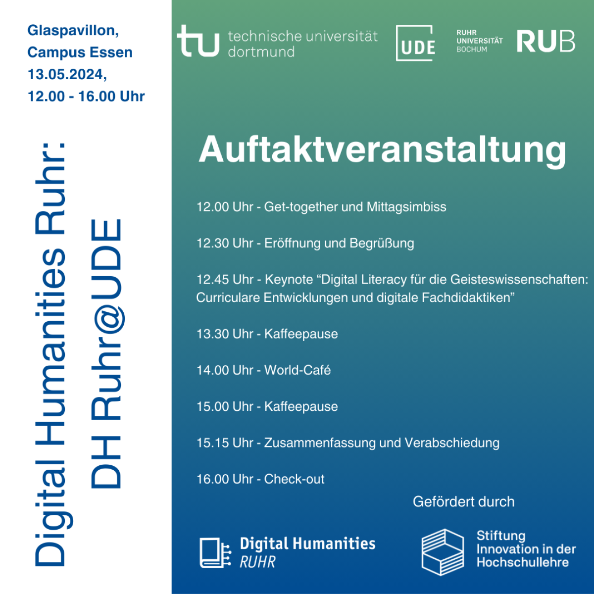 Bild: Programm der Digital Humanities Ruhr - Konferenz 2024