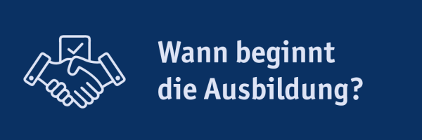 Grafik: Wann beginnt die Ausbildung?