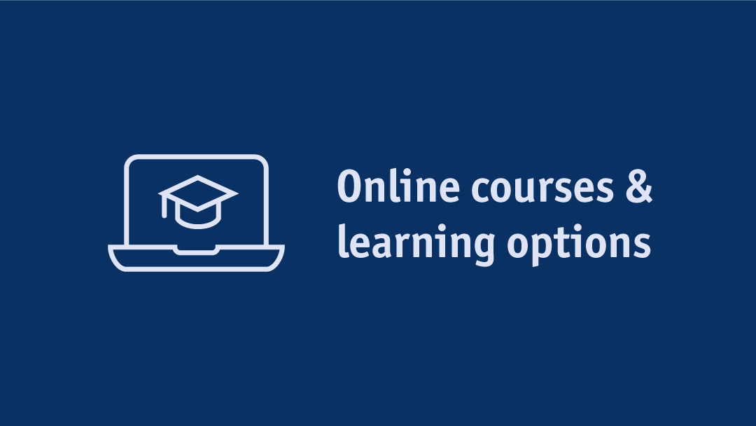 Grafik: Online courses & learning options