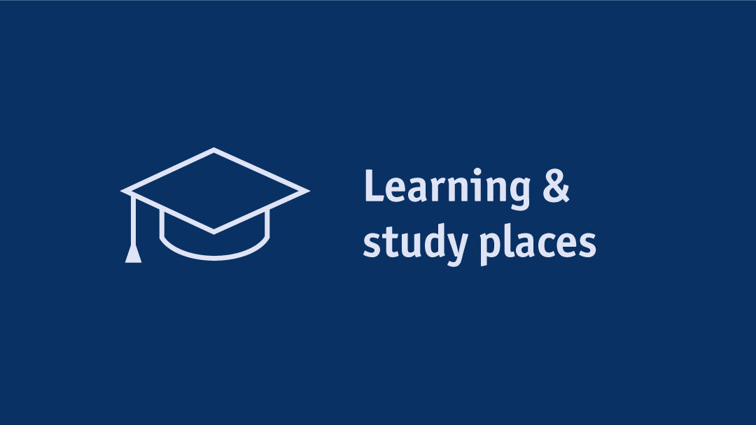 Grafik: Learning & study places