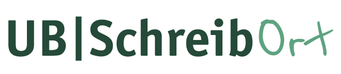 Bilddatei: Wortmarke UB|SchreibOrt