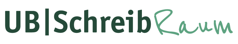 Bilddatei: Wortmarke UB|SchreibRaum